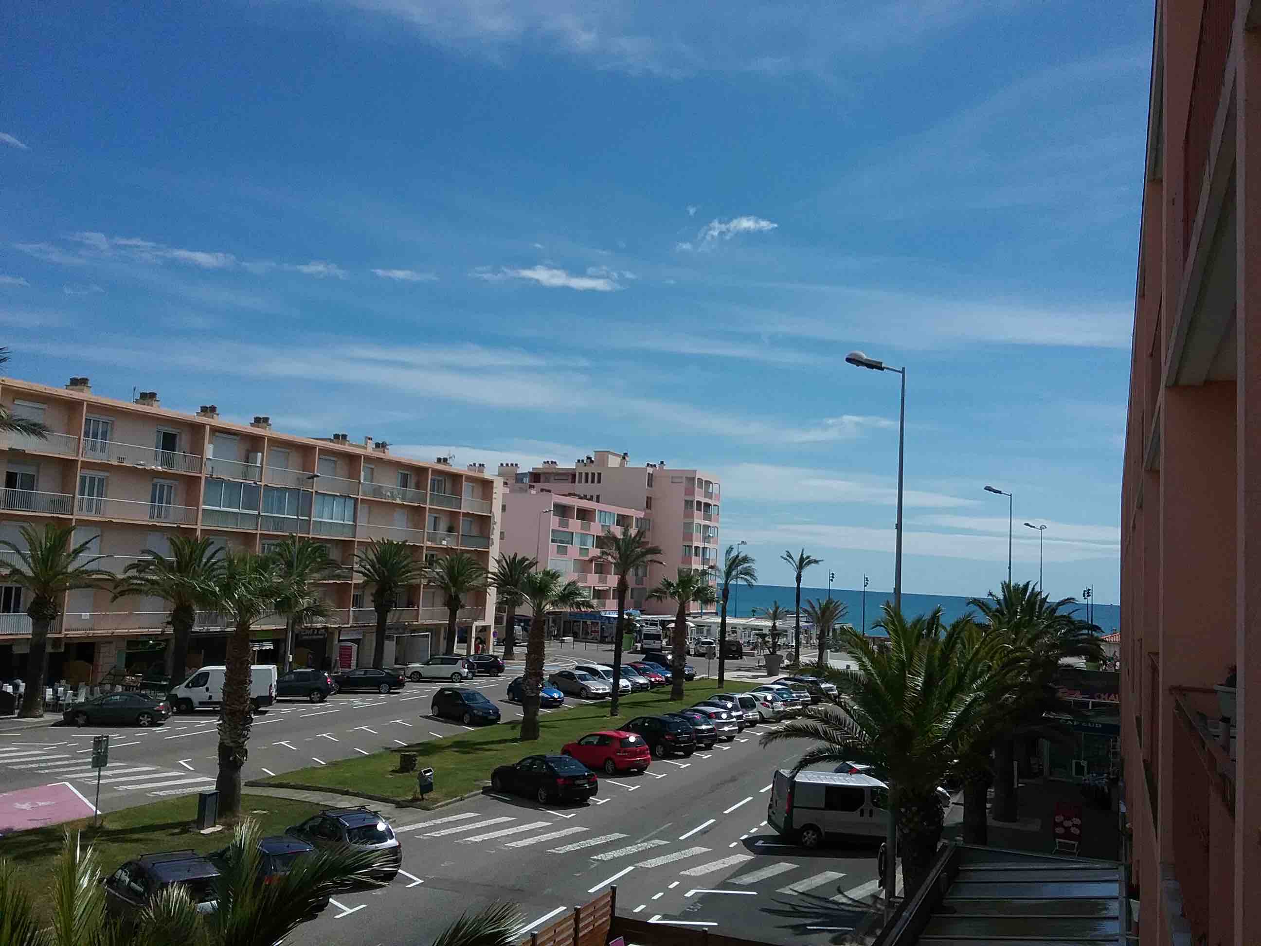 Vue mer depuis l'appartement Maillol Saint-Cyprien
