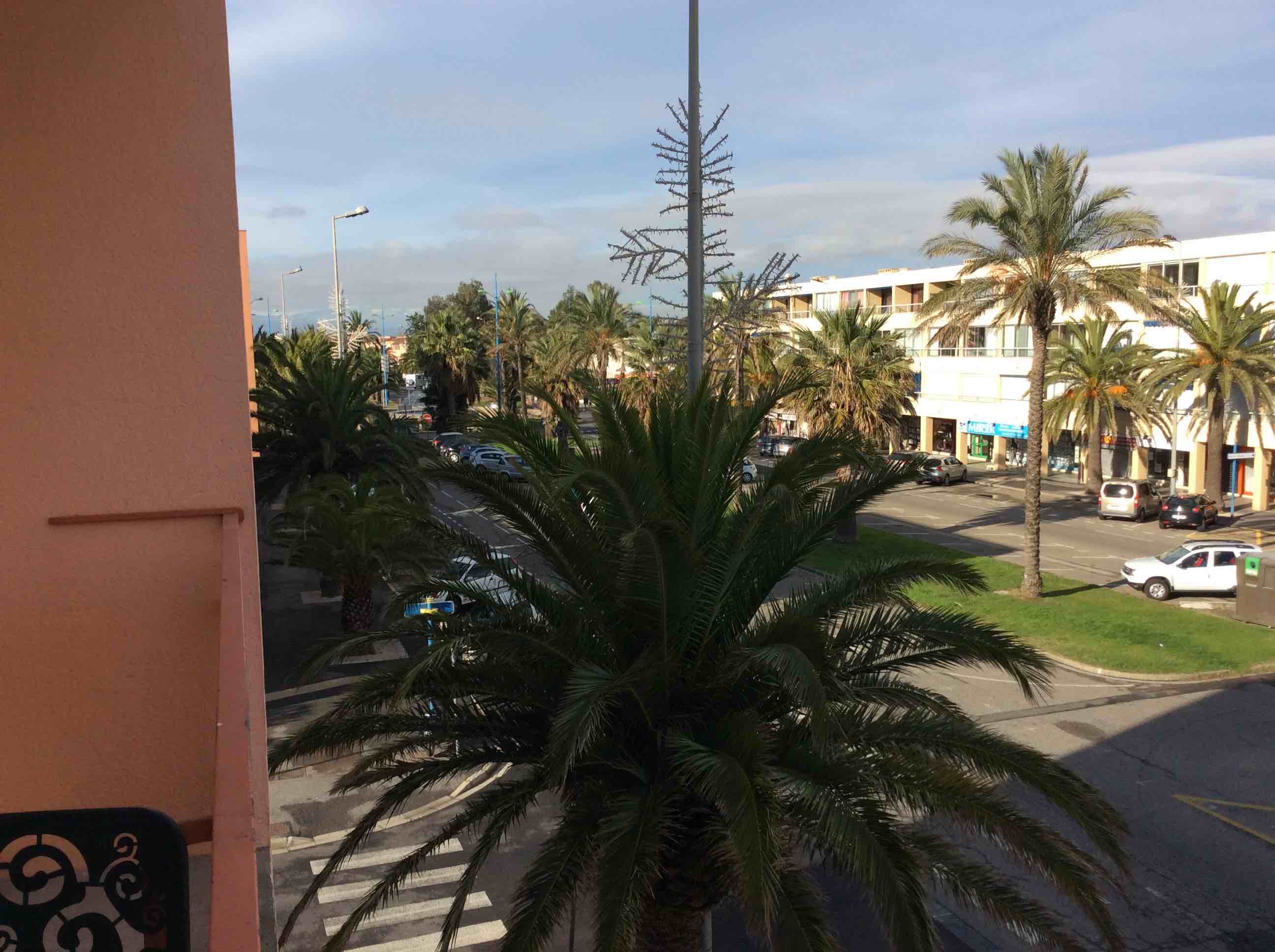 Panorama Saint-Cyprien-Plage depuis le balcon Maillol